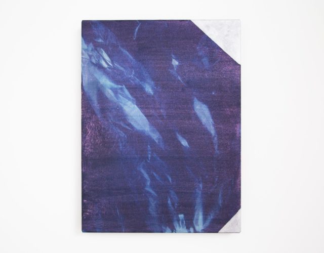 約瑟芬娜．聶利馬勒卡，直達 (水星)，色粉、玻璃，30 x 41 cm，2018