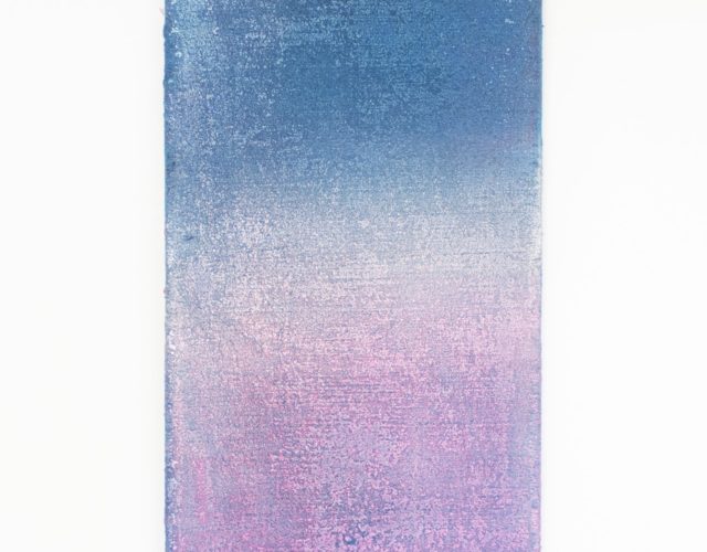 約瑟芬娜．聶利馬勒卡，夜光雲，色粉、玻璃，42 x 73 cm，2018