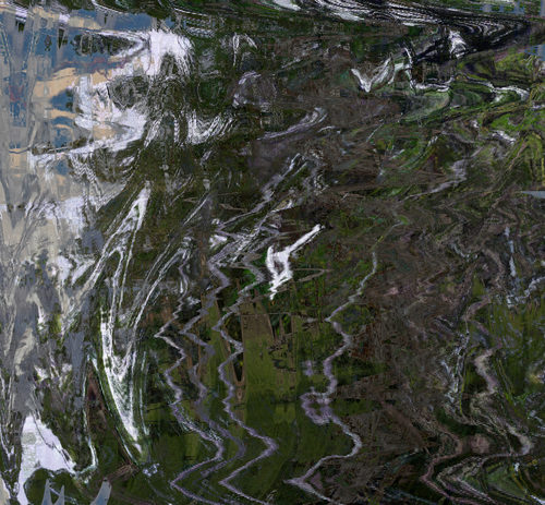 魏澤，崇拜：本原之源-亞馬遜雨林I (I)，藝術微噴於無酸藝術布紋紙、裱褙電木板，50x54cm，2020