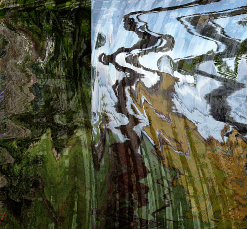 魏澤，崇拜：本原之源-亞馬遜雨林I (II)，藝術微噴於無酸藝術布紋紙、裱褙電木板，50x54cm，2020