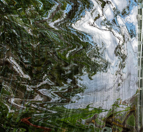 魏澤，崇拜：本原之源-亞馬遜雨林I (V)，藝術微噴於無酸藝術布紋紙、裱褙電木板，50x54cm，2020