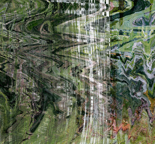 魏澤，崇拜：本原之源-亞馬遜雨林I (VI)，藝術微噴於無酸藝術布紋紙、裱褙電木板，50x54cm，2020