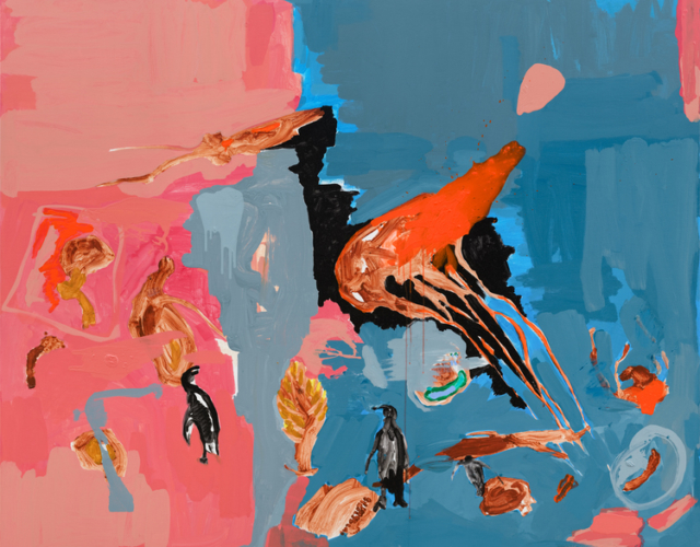 Yeh Chu-Sheng, Metamorphosis 10, 2020, Oil on canvas, 182x227cm