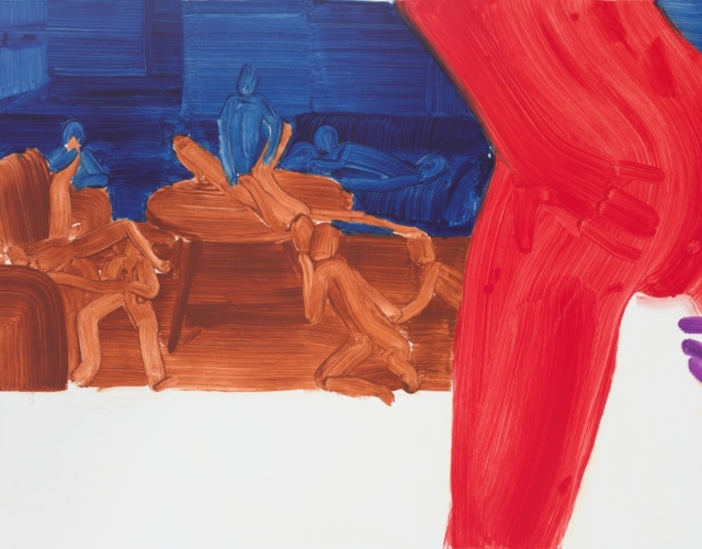 群集(XLVII) Gathering (XLVII)，2022，壓克力、畫布 Acrylic on canvas，100x130cm