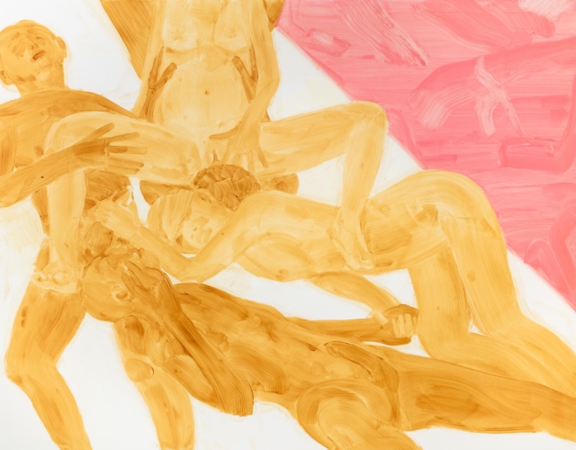 群集(XL) Gathering (XL)，2021，油彩、畫布 Oil on canvas，200x260cm