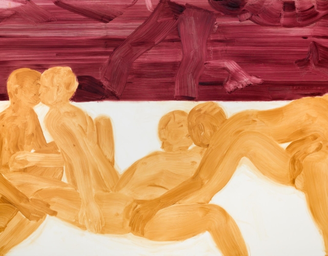 群集(XLII) Gathering (XLII)，2021，油彩、畫布 Oil on canvas，200x280cm