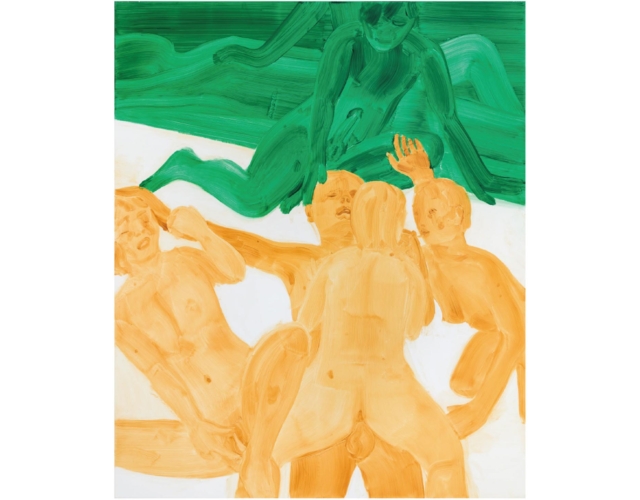 群集(XLIII) Gathering (XLIII)，2022，油彩、畫布 Oil on canvas，230x190cm