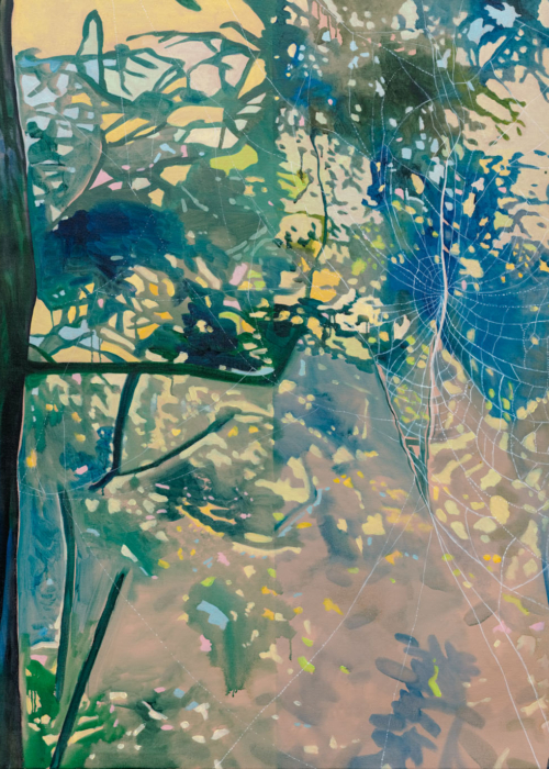 Kao Ya-Ting, net # 8 2022, Oil on canvas. 130 x 194 cm